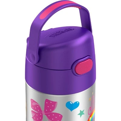 Nickelodeon Thermos 12oz FUNtainer Water Bottle with Bail Handle - Purple JoJo Siwa 6 Nickelodeon Thermos 12oz FUNtainer Water Bottle with Bail Handle - Purple JoJo Siwa - Image 4
