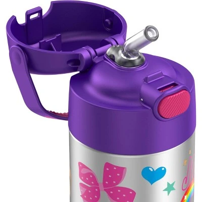 Nickelodeon Thermos 12oz FUNtainer Water Bottle with Bail Handle - Purple JoJo Siwa 7 Nickelodeon Thermos 12oz FUNtainer Water Bottle with Bail Handle - Purple JoJo Siwa - Image 5