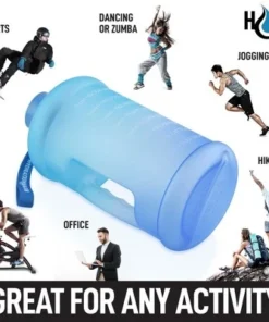 Zulay Kitchen Hydration Nation 1 Gallon Water Bottle With Motivational Time Reminder -Water Bottles Sales unnamed file 3689