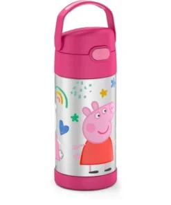 Thermos 12oz FUNtainer Water Bottle with Bail Handle - Pink Peppa Pig -Water Bottles Sales unnamed file 3704