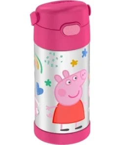 Thermos 12oz FUNtainer Water Bottle with Bail Handle - Pink Peppa Pig -Water Bottles Sales unnamed file 3705
