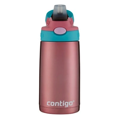 Contigo 13oz Stainless Steel AutoSpout Kids' Water Bottle Blue 3 Contigo 13oz Stainless Steel AutoSpout Kids' Water Bottle Blue