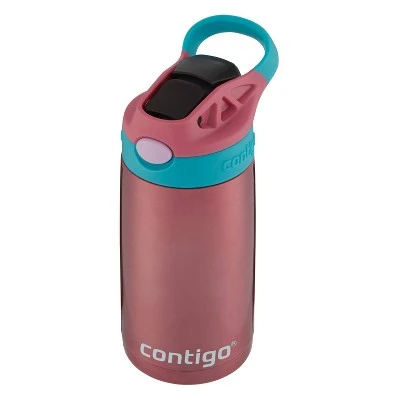 Contigo 13oz Stainless Steel AutoSpout Kids' Water Bottle Blue 6 Contigo 13oz Stainless Steel AutoSpout Kids' Water Bottle Blue - Image 4