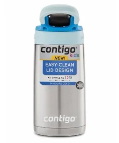Contigo 13oz Stainless Steel AutoSpout Kids' Water Bottle Blue 18 Contigo 13oz Stainless Steel AutoSpout Kids' Water Bottle Blue -Water Bottles Sales unnamed file 3727