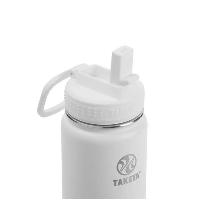 Takeya 24oz Actives Insulated Stainless Steel Water Bottle with Straw Lid Mint 3 Takeya 24oz Actives Insulated Stainless Steel Water Bottle with Straw Lid Mint