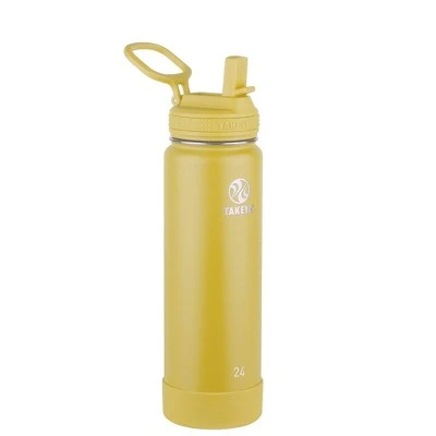 Takeya 24oz Actives Insulated Stainless Steel Water Bottle with Straw Lid Mint 9 Takeya 24oz Actives Insulated Stainless Steel Water Bottle with Straw Lid Mint - Image 7