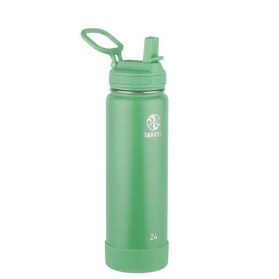 Takeya 24oz Actives Insulated Stainless Steel Water Bottle with Straw Lid Mint 13 Takeya 24oz Actives Insulated Stainless Steel Water Bottle with Straw Lid Mint - Image 11