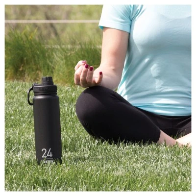 Takeya 24oz Originals Insulated Stainless Steel Water Bottle with Spout Lid White 5 Takeya 24oz Originals Insulated Stainless Steel Water Bottle with Spout Lid White - Image 3