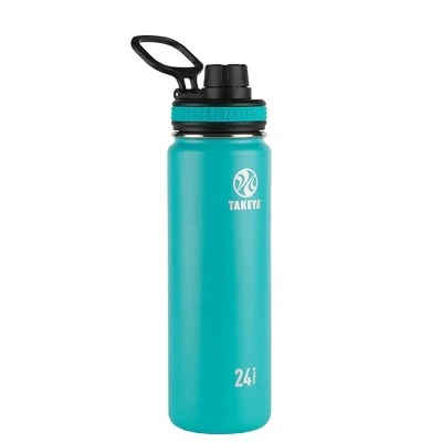 Takeya 24oz Originals Insulated Stainless Steel Water Bottle with Spout Lid White 8 Takeya 24oz Originals Insulated Stainless Steel Water Bottle with Spout Lid White - Image 6