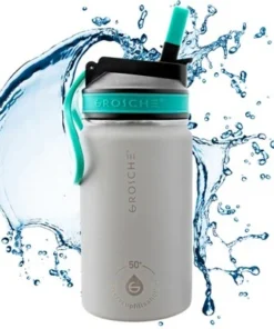 GROSCHE Lil Chill 12 oz Kids Water Bottle Insulated Water Bottle with Straw for Kids School with Straw Sip Lid -Water Bottles Sales unnamed file 3857