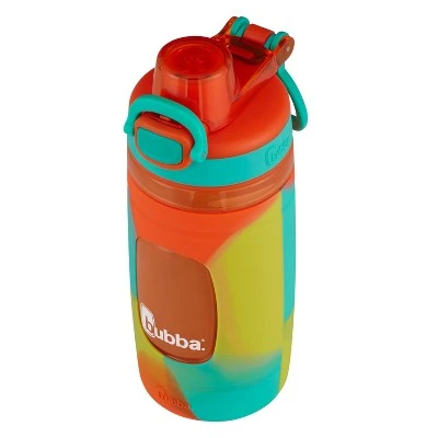 Bubba 16oz Plastic Flo Kids' Water Bottle with Silicone Sleeve Orange 5 Bubba 16oz Plastic Flo Kids' Water Bottle with Silicone Sleeve Orange - Image 3