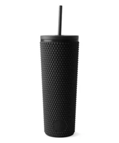 Simple Modern 24oz Classic Plastic Textured Tumbler with Straw 1 Tone Black Pebble -Water Bottles Sales unnamed file 388