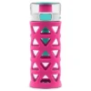 Ello 16oz 2pk Plastic Dash Water Bottles Green/pink