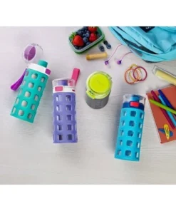 Ello 16oz 2pk Plastic Dash Water Bottles Green/pink -Water Bottles Sales unnamed file 3893