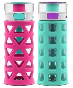 Ello 16oz 2pk Plastic Dash Water Bottles Green/pink -Water Bottles Sales unnamed file 3894