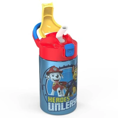 PAW Patrol 14oz Stainless Steel Double Wall Valiant Bottle - Zak Designs 4 PAW Patrol 14oz Stainless Steel Double Wall Valiant Bottle - Zak Designs - Image 2