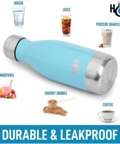 Hydration Nation Stainless Steel Water Bottle - Double Wall Insulated Metal Water Bottle For Hot & Cold Drinks -Water Bottles Sales unnamed file 4031