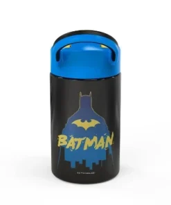 Batman 14oz Stainless Steel Double Wall Valiant Bottle - Zak Designs -Water Bottles Sales unnamed file 4050