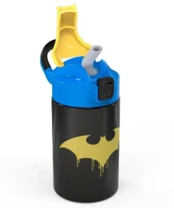 Batman 14oz Stainless Steel Double Wall Valiant Bottle - Zak Designs -Water Bottles Sales unnamed file 4051