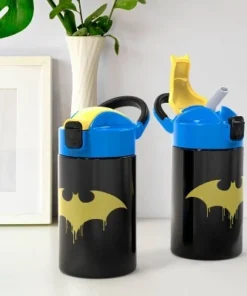 Batman 14oz Stainless Steel Double Wall Valiant Bottle - Zak Designs -Water Bottles Sales unnamed file 4052