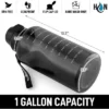 Hydration Nation 1 Gallon Water Bottle With Straw & Time Marker Quotes - For Fitness, Sports & More -Water Bottles Sales unnamed file 4177