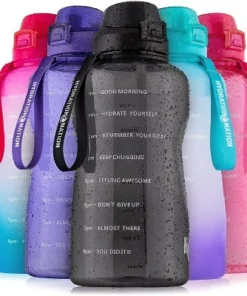 Hydration Nation 1 Gallon Water Bottle With Straw & Time Marker Quotes - For Fitness, Sports & More -Water Bottles Sales unnamed file 4182