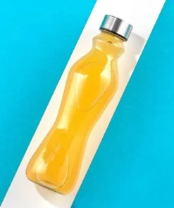 JoyJolt Spring Glass Water Bottles with Stainless Steel Cap - 18 oz - Set of 6 -Water Bottles Sales unnamed file 4209