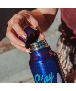 Silver Buffalo Disney Lilo & Stitch "Stay Weird" Stainless Steel Water Bottle | 27 Ounces -Water Bottles Sales unnamed file 4305