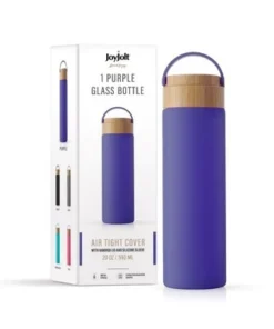 JoyJolt Glass Water Bottle with Carry Strap & Non Slip Silicone Sleeve - 20 oz - Purple 13 JoyJolt Glass Water Bottle with Carry Strap & Non Slip Silicone Sleeve - 20 oz - Purple -Water Bottles Sales unnamed file 4349