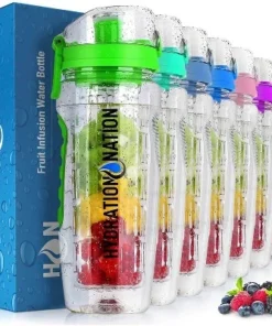 Hydration Nation Portable Water Bottle with Fruit Infuser for Healthy & Delicious Hydration -Water Bottles Sales unnamed file 4428