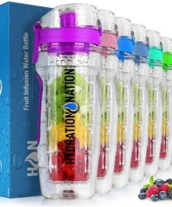 Hydration Nation Portable Water Bottle with Fruit Infuser for Healthy & Delicious Hydration -Water Bottles Sales unnamed file 4429
