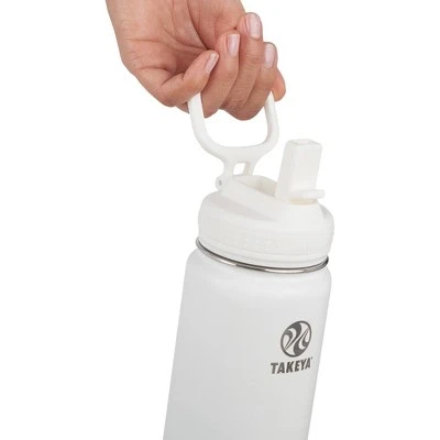 Takeya 22oz Actives Insulated Stainless Steel Water Bottle with Straw Lid Blush 5 Takeya 22oz Actives Insulated Stainless Steel Water Bottle with Straw Lid Blush - Image 3