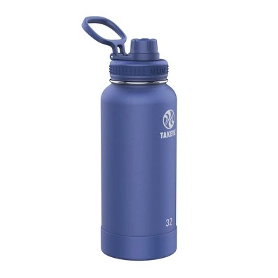 Takeya 32oz Actives Pickleball Insulated Stainless Steel Water Bottle with Spout Lid Blue 7 Takeya 32oz Actives Pickleball Insulated Stainless Steel Water Bottle with Spout Lid Blue - Image 5