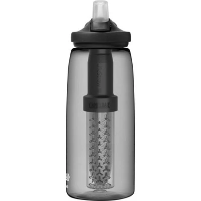 CamelBak 32oz Eddy+ Tritan Renew Water Bottle Filtered by Life Straw Charcoal Gray 4 CamelBak 32oz Eddy+ Tritan Renew Water Bottle Filtered by Life Straw Charcoal Gray - Image 2
