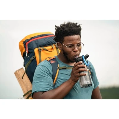 CamelBak 32oz Eddy+ Tritan Renew Water Bottle Filtered by Life Straw Charcoal Gray 8 CamelBak 32oz Eddy+ Tritan Renew Water Bottle Filtered by Life Straw Charcoal Gray - Image 6
