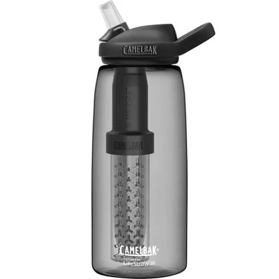 CamelBak 32oz Eddy+ Tritan Renew Water Bottle Filtered by Life Straw Charcoal Gray 11 CamelBak 32oz Eddy+ Tritan Renew Water Bottle Filtered by Life Straw Charcoal Gray - Image 9