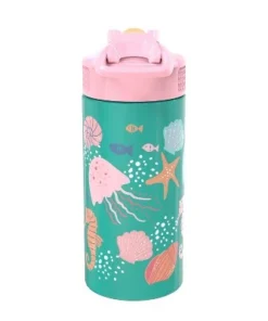 Zak Designs 14 oz Kids Water Bottle Stainless Steel Vacuum Insulated for Cold Drinks, Indoor/Outdoor -Water Bottles Sales unnamed file 4591