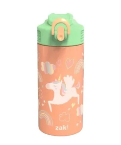 Zak Designs 14 oz Kids Water Bottle Stainless Steel Vacuum Insulated for Cold Drinks, Indoor/Outdoor -Water Bottles Sales unnamed file 4596