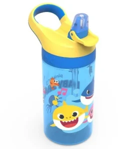 Zak Designs Kids 16 oz. Water Bottle Durable Plastic Leak-Proof (16 Ounces)