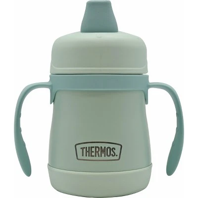 Thermos Baby 7 oz. Vacuum Insulated Stainless Steel Sippy Cup with Handles 5 Thermos Baby 7 oz. Vacuum Insulated Stainless Steel Sippy Cup with Handles - Image 3
