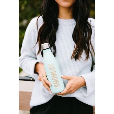 Pearhead Momlife Water Bottle - Aqua 17oz 4 Pearhead Momlife Water Bottle - Aqua 17oz - Image 2