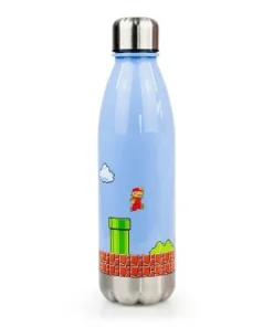 Just Funky Super Mario Bros Water Bottle | 17 oz | Mario Collectibles