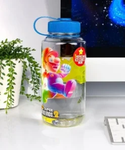 Just Funky Super Mario Bros 6-Inch Plastic Water Bottle | Super Star Ice Cubes -Water Bottles Sales unnamed file 4761