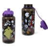 Silver Buffalo The Nightmare Before Christmas Plastic Water Bottle | Holds 34 Ounces