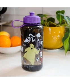 Silver Buffalo The Nightmare Before Christmas Plastic Water Bottle | Holds 34 Ounces -Water Bottles Sales unnamed file 4856