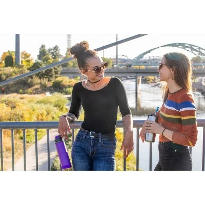 EcoVessel 20oz Insulated Stainless Steel Boulder Water Bottle Black 3 EcoVessel 20oz Insulated Stainless Steel Boulder Water Bottle Black