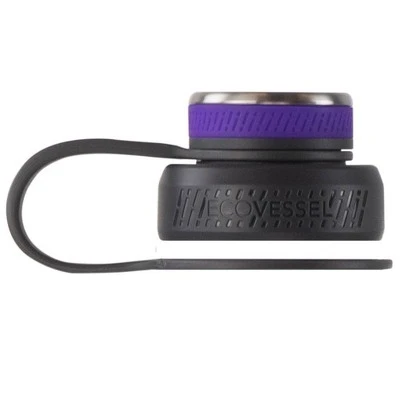 EcoVessel 20oz Insulated Stainless Steel Boulder Water Bottle Black 5 EcoVessel 20oz Insulated Stainless Steel Boulder Water Bottle Black - Image 3