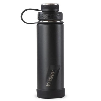 EcoVessel 20oz Insulated Stainless Steel Boulder Water Bottle Black 8 EcoVessel 20oz Insulated Stainless Steel Boulder Water Bottle Black - Image 6