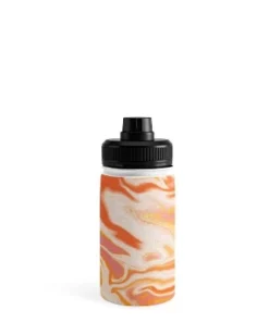 Sunshinecanteen Orange Marble Water Bottle - Society6