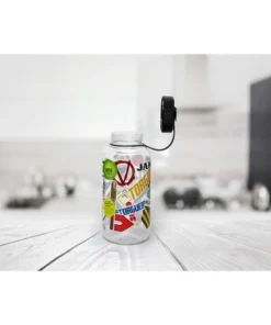 Just Funky Borderlands Manufacturer Logos 32oz Plastic Water Bottle -Water Bottles Sales unnamed file 5284